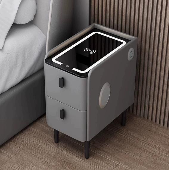 KC-4 Smart Bedside Table with Two Drawers