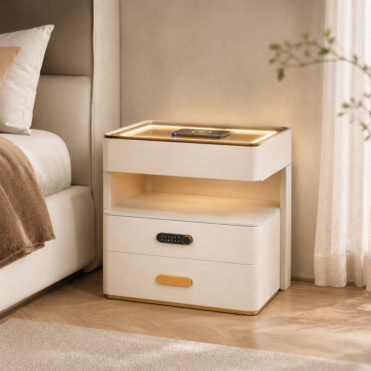KC-10 Smart Nightstand Model KC-10