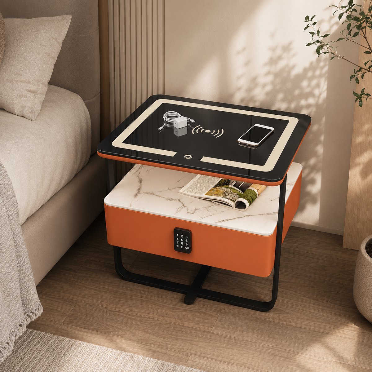 KC-9 Smart Nightstand Model KC-9